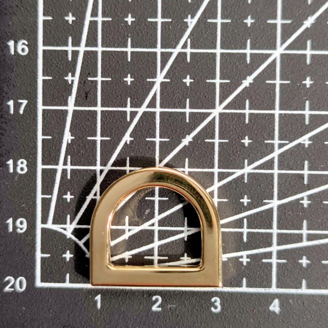 Напівкільце ЗОЛОТО 15x13 мм тип D1154