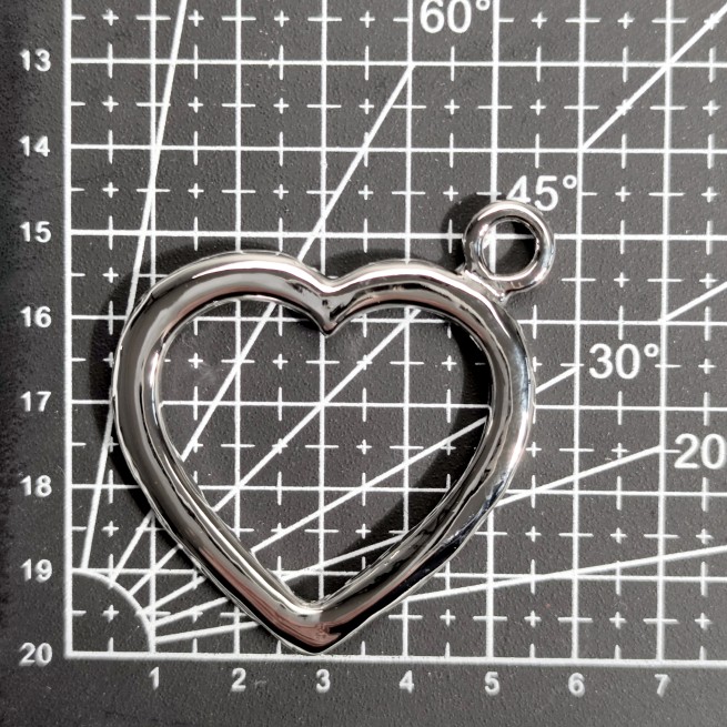 Підвіска НІКЕЛЬ СЕРЦЕ тип C6123