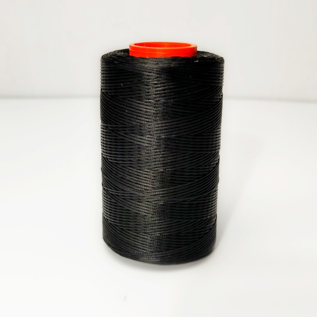 Нитка вощена плоска 500 м 0,8 мм чорна Туреччина