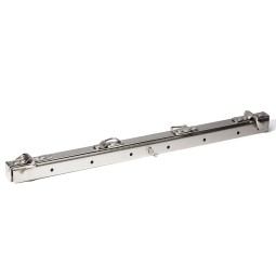 Замок НІКЕЛЬ матовий рамковий для саквояжа 45 см тип DIL45