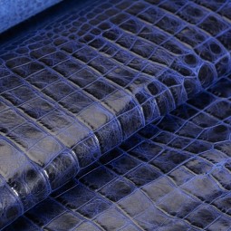 Шкіра ВРХ Крокодил AligoBIG Pull-UP синій ІНДИГО 1,0-1,2 Туреччина