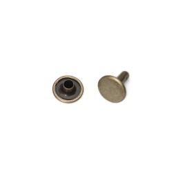 Хольнітен ЛАТУНЬ-АНТИК 10х10 мм двосторонній (100шт.)