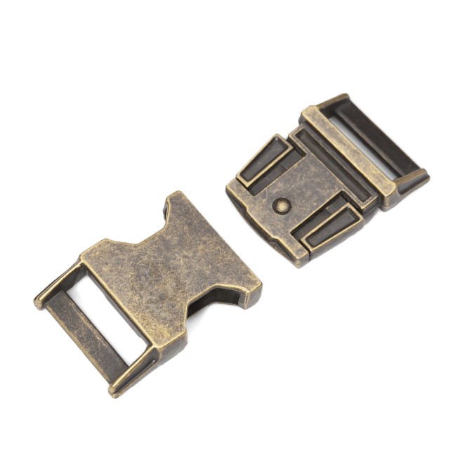 Пряжка-фастекс ЛАТУНЬ-АНТІК 25х60 мм