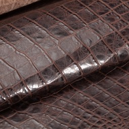 Шкіра ВРХ Крокодил AligoBIG Pull-UP коричневий КАВА 1,0-1,2 Туреччина