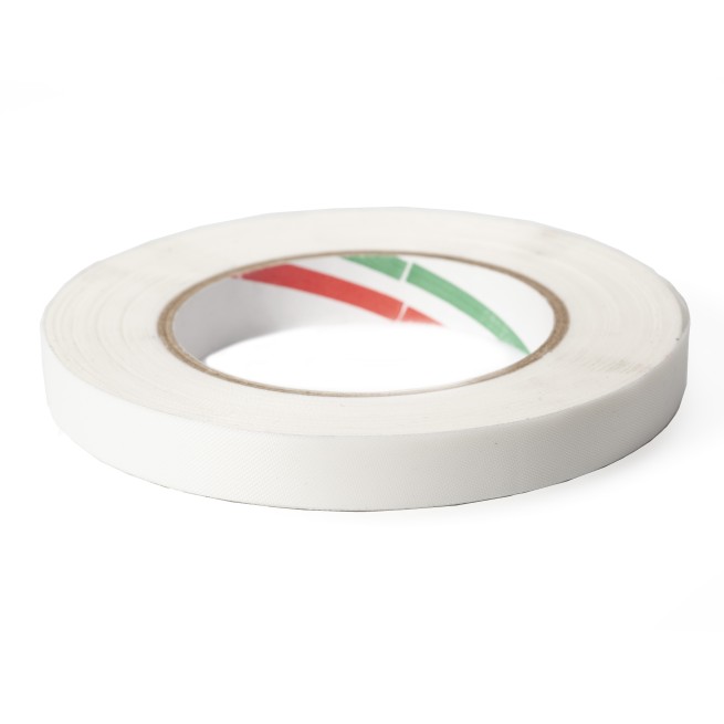 Тесьма самоклеюча біла 15мм SUPER нейлон 50м Італія