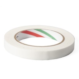 Тесьма самоклеюча білий 15мм нейлон 50м Італія
