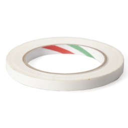 Тесьма самоклеюча білий 10мм нейлон 50м Італія