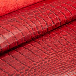 Шкіра ВРХ Крокодил AligoBIG Pull-UP червоний 1,0-1,2 Туреччина