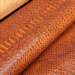 Шкіра ВРХ Пітон Asya коричневий КОНЬЯК 1,0-1,1Туреччина