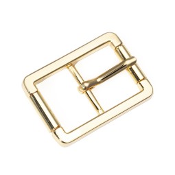 Пряжка роликова ЗОЛОТО ГЛЯНЕЦЬ 30 мм тип D0639