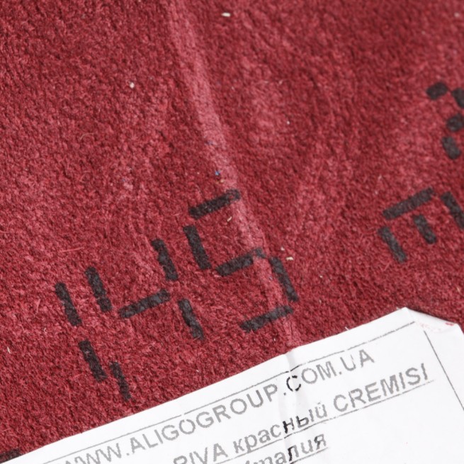 Спил-велюр RIVA червоний CREMISI 1,0-1,2 Італія