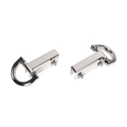 Держатель НИКЕЛЬ TWINS 30х12 мм тип 27488 (левый+правый)