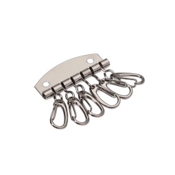 Тримач для ключниці ЧОРНИЙ НІКЕЛЬ 47 мм тип D0323 (6 кілець)