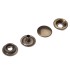 Кнопка Каппа БРОНЗА 14х14 мм тип X0057 (100 шт.)