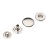Кнопка Альфа НІКЕЛЬ 14,5 мм тип X0057 (4 частини)