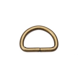 Півкільце ЛАТУНЬ 31x20x5 мм