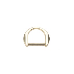 Півкільце ЗОЛОТО 20 мм плоске фігурне