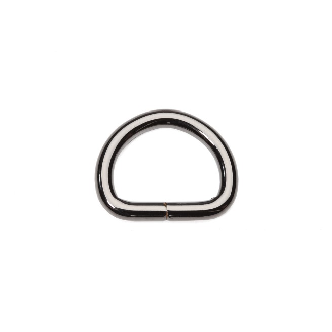 Півкільце ЧОРНИЙ НІКЕЛЬ 25 мм