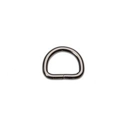 Півкільце ЧОРНИЙ НІКЕЛЬ 20х4 мм