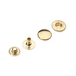 Кнопка Альфа ЗОЛОТО 10,5 мм тип X0057 (4 частини)