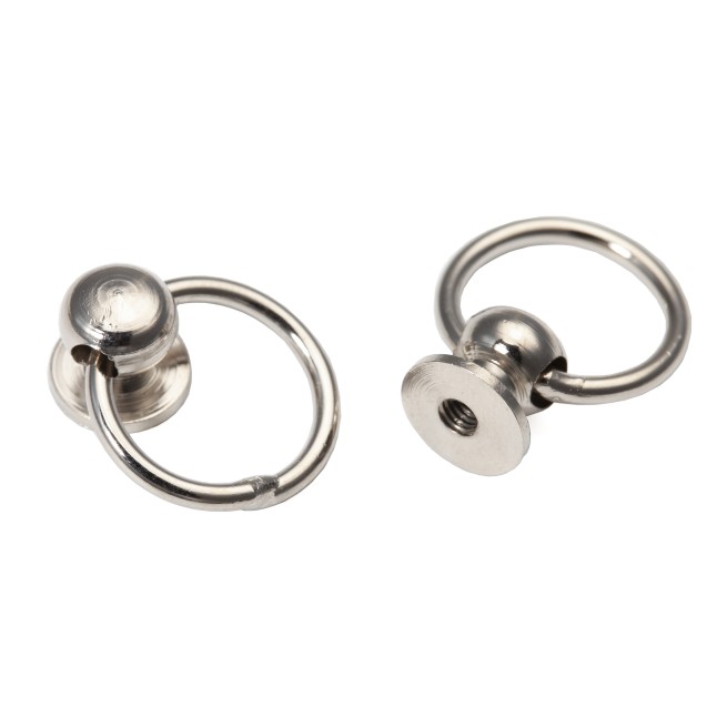 Гвинт кобурний з кільцем НИКЕЛЬ 12х20 мм