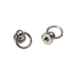 Шпилька кобурна з кільцем НІКЕЛЬ 8 мм тип C3097