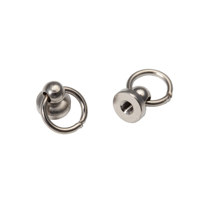 Шпилька кобурна з кільцем НІКЕЛЬ 8 мм тип C3097