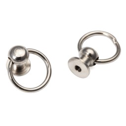 Гвинт кобурний з кільцем НИКЕЛЬ 12х22 мм