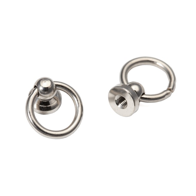 Шпилька кобурна з кільцем НІКЕЛЬ 10 мм тип C3097