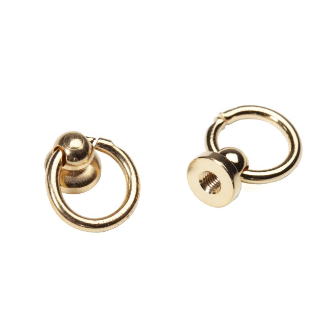 Шпилька кобурна з кільцем 10 мм ЗОЛОТО 8 мм тип C3097