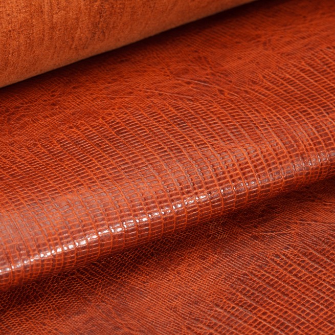 Шкіра ВРХ Ігуана оранж DORSALIS ORANGE 1,2-1,4