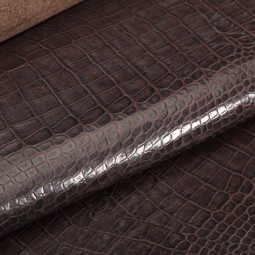 Шкіра ВРХ Крокодил Aligo Pull-UP коричневий КАВА 1,0-1,2