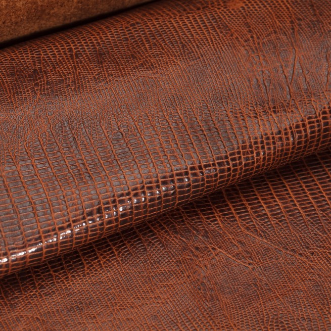 Шкіра ВРХ Ігуана коричневий DORSALIS TABA 1,2-1,4