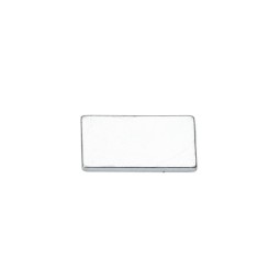 Пластина магнітна НІКЕЛЬ 20x10x2 мм потайна прямокутна