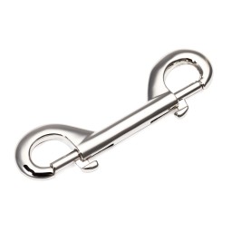 Карабин НИКЕЛЬ 112 мм тип D0895 двусторонний