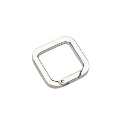 Карабин-квадрат НИКЕЛЬ 30 мм 