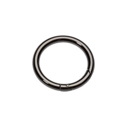 Карабин-кольцо ЧЕРНЫЙ НИКЕЛЬ 38 мм 