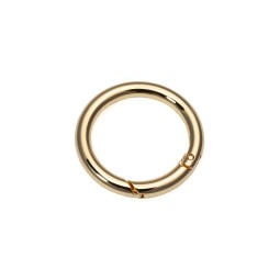 Карабин-кольцо ЗОЛОТО 34,5 мм тип D0299