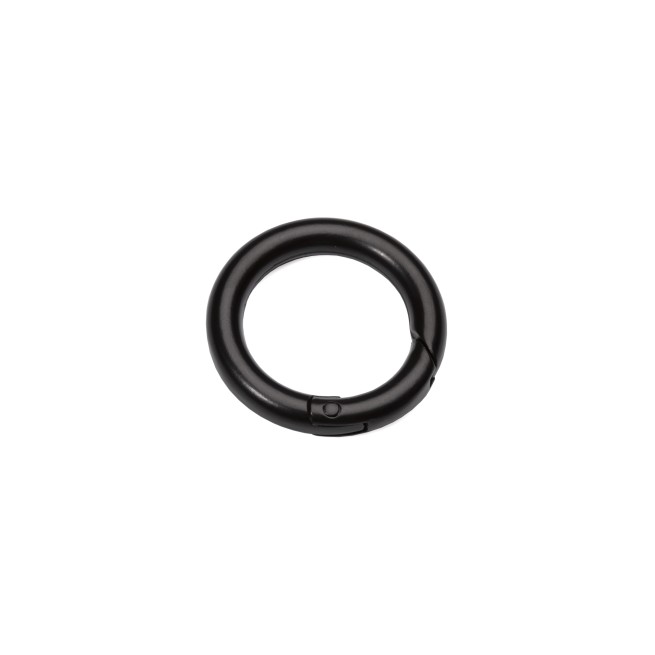 Карабін-кільце ЧОРНИЙ ГРАФІТ 26 мм