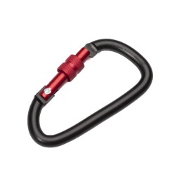 Карабин АЛЮМИНИЙ черный 74х61 мм 