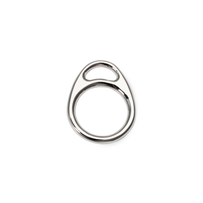 Кільце з півкільцем НІКЕЛЬ 30 мм