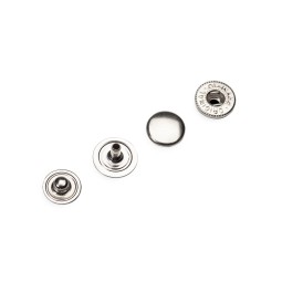 Кнопка Альфа НІКЕЛЬ 8,8 мм тип X0057 (4 частини)