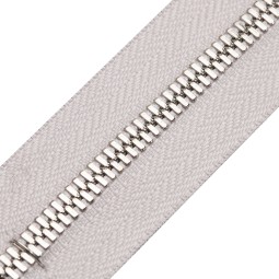 Блискавка метал FUTURA рулонний 5мм фіолет св.ЛАВАНДА / платина