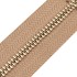 Блискавка метал TECHNO рулонна 5 мм беж ПІСОК / золото