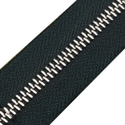 Блискавка метал TECHNO рулонний 5мм зелений Сосновий / е.нікель