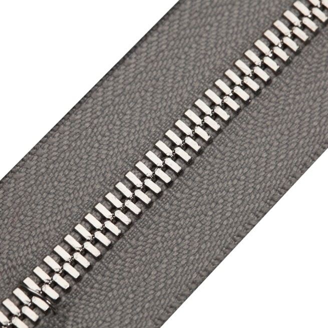 Блискавка метал FUTURA рулонний 5мм сірий ПЕРЛИНА / платина