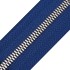 Блискавка метал FUTURA рулонний 5 мм синій ІНДІГО / нікель
