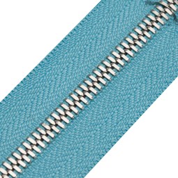 Блискавка метал FUTURA рулонний 5 мм блакитний НЕБО / нікель