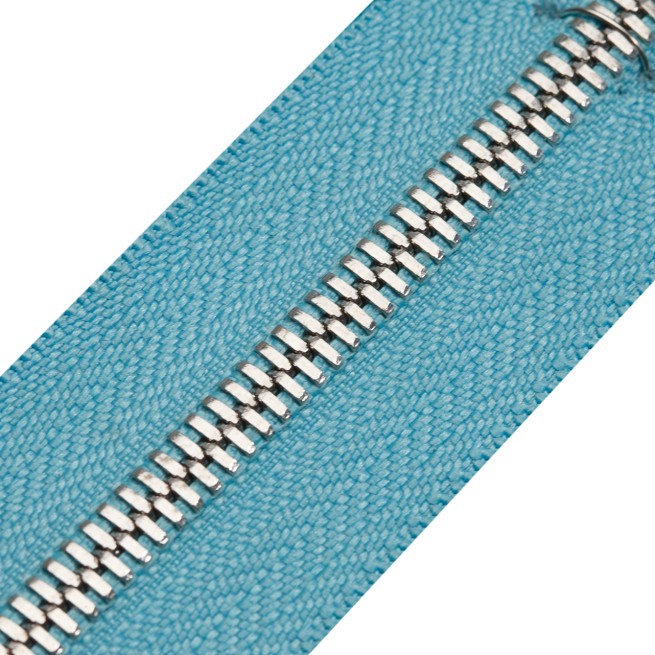 Блискавка метал FUTURA рулонний 5 мм блакитний НЕБО / нікель