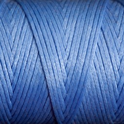 Нитка вощена плоска 100 м 1,0 мм синій Туреччина